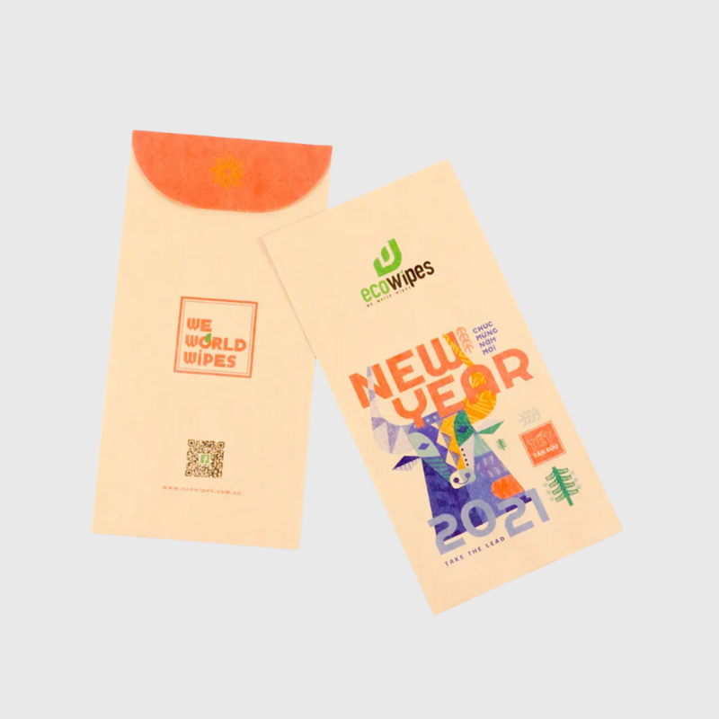 Mẫu bao lì xì của EcoWipes
